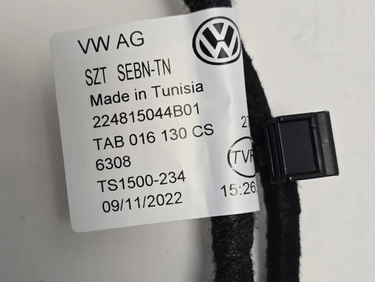 VW ID.4 INSTALACJA DRZWI PRZEDNIE WIĄZKA TAB 016 130 CS