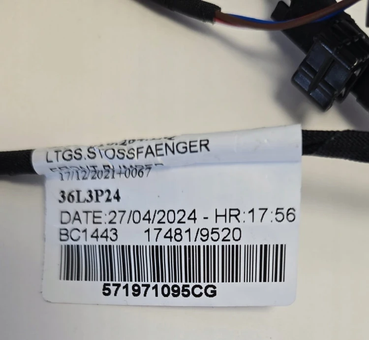 VW TIGUAN III WIĄZKA 6PDC ZDERZAK PRZÓD 571971095CG