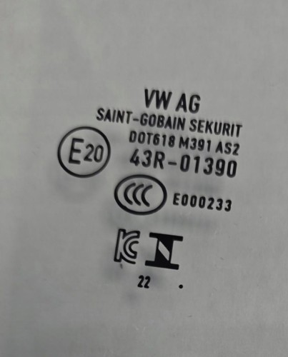 VW ID.4 ID4 2022 SZYBA DRZWI PRAWY PRZÓD PRZEDNIA 11A845202