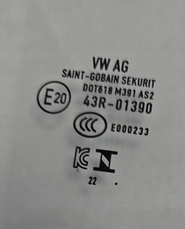 VW ID.4 ID4 2022 SZYBA DRZWI PRAWY PRZÓD PRZEDNIA 11A845202