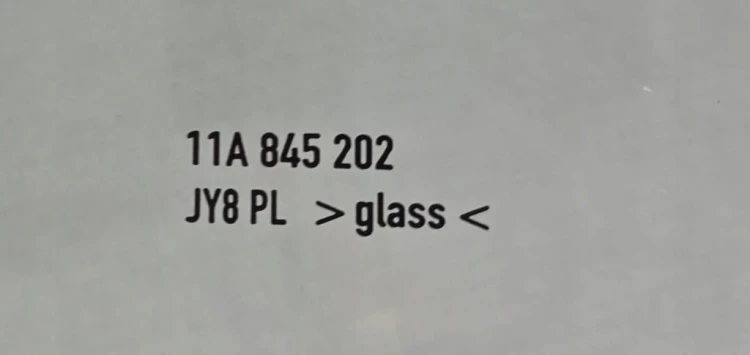 VW ID.4 ID4 2022 SZYBA DRZWI PRAWY PRZÓD PRZEDNIA 11A845202