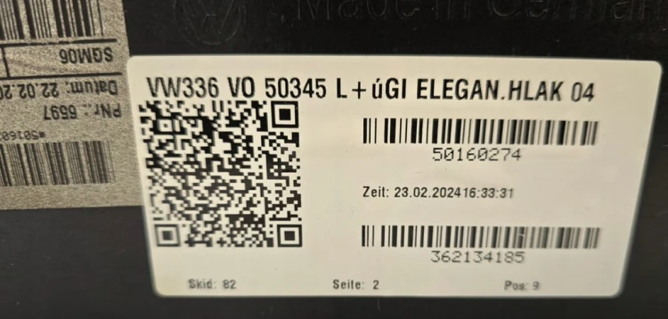 ZDERZAK TIGUAN ELEGANCE III 6DC LC9X ZDERZAK PRZÓD PRZEDNI 571807221 KAMERA