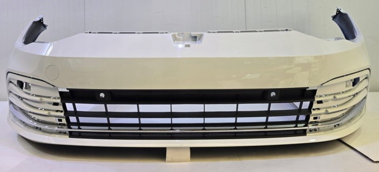 VW GOLF 8 VIII 4PDC BIAŁY LC9A ZDERZAK PRZÓD PRZEDNI 5H0807221J CHROM