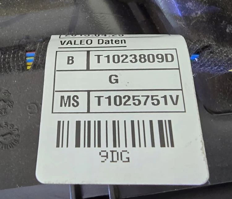 VW GOLF TIGUAN CADDY NAGRZEWNICA VALEO 5WC816002M