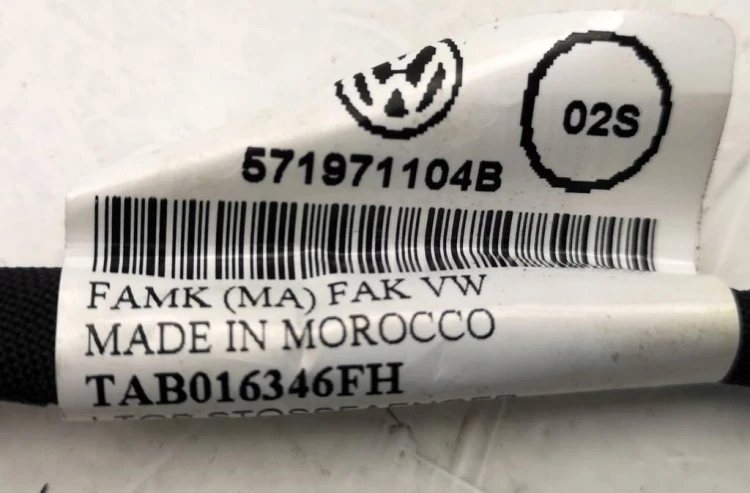 VW TIGUAN III WIĄZKA 6PDC ZDERZAK TYŁ 571971104B POD EASY OPEN