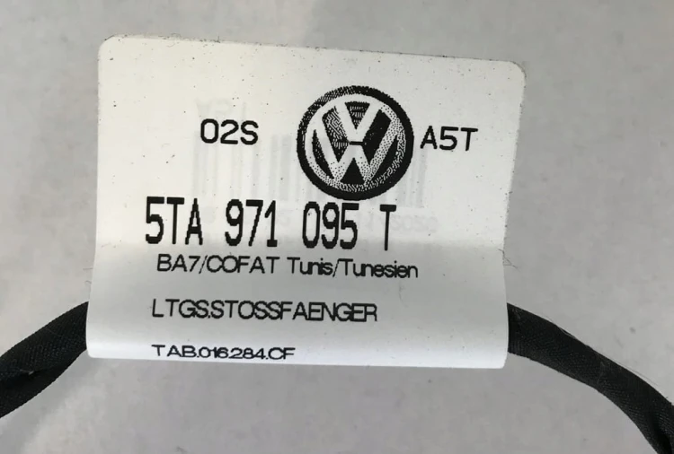 VW TOURAN WIĄZKA ZDERZAKA PRZÓD 5TA971095T