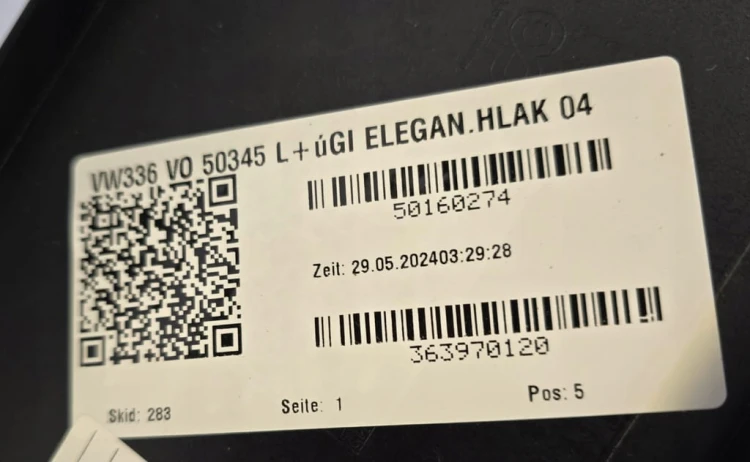 ZDERZAK TIGUAN ELEGANCE III 6DC LC7Q ZDERZAK PRZÓD PRZEDNI 571807221