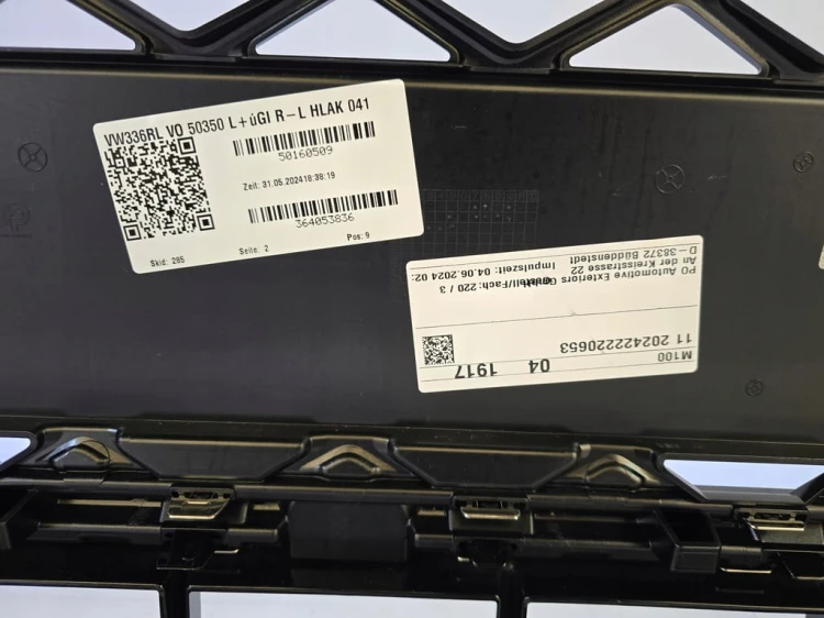 ZDERZAK TIGUAN R-LINE III 6 PDC ZDERZAK PRZÓD PRZEDNI 571807421A LI7F