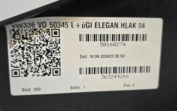 ZDERZAK TIGUAN ELEGANCE III 6DC LC7Q ZDERZAK PRZÓD PRZEDNI 571807221