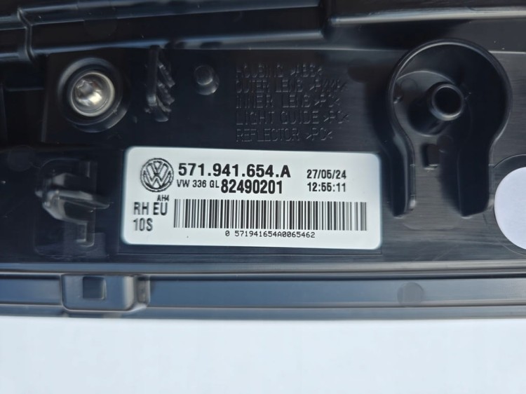 VW TIGUAN III R-LINE DRL LISTWA GRILL LED PRAWA PRZÓD AMBIENTE 571941654A