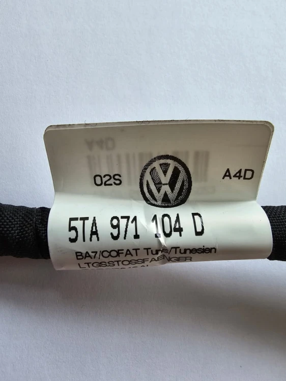 VW TOURAN WIĄZKA 4 PDC ZDERZAKA TYŁ 5TA971104D