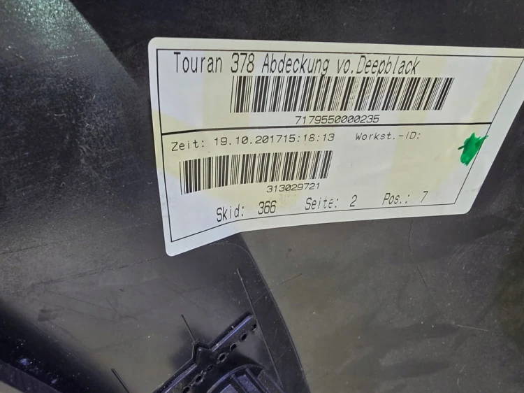 VW TOURAN ZDERZAK PRZEDNI LC9X 5TA807221 6PDC SPRY