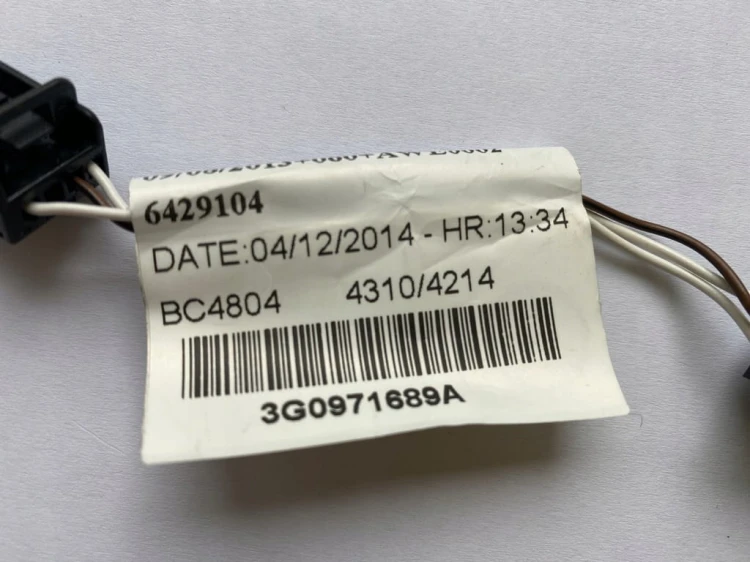 VW PASSAT B8 WIĄZKA PODNOŚNIKA SZYB TYLNA 3G0971689A