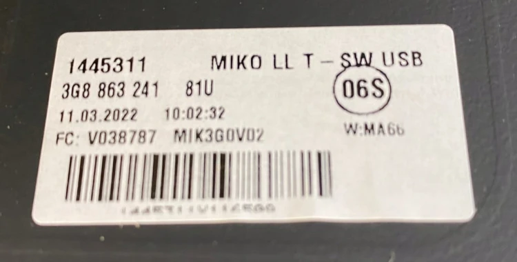 VW ARTEON TUNEL ŚRODKOWY 3G8863241
