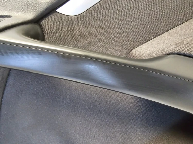 VW TIGUAN TAPICERKA BOCZEK DRZWI PRZEDNIE PRAWE MATERIAŁ CZARNY 5N0867012