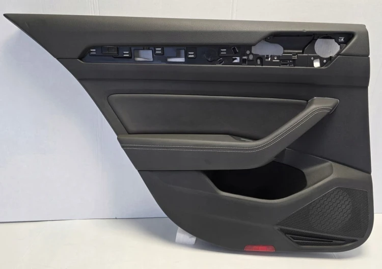VW PASSAT B8 TAPICERKA BOCZEK LEWY TYŁ SKÓRA CZARNA 3G0867419 3G5867211