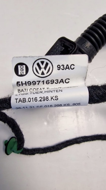 VW GOLF 8 VIII KOMBI WIĄZKA LEWE DRZWI TYŁ 5H9971693AC