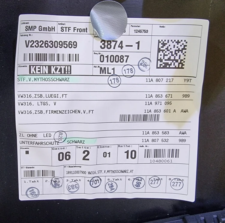 VW ID.4 ID4 ZDERZAK PRZEDNI LY9T 4PDC 11A807217