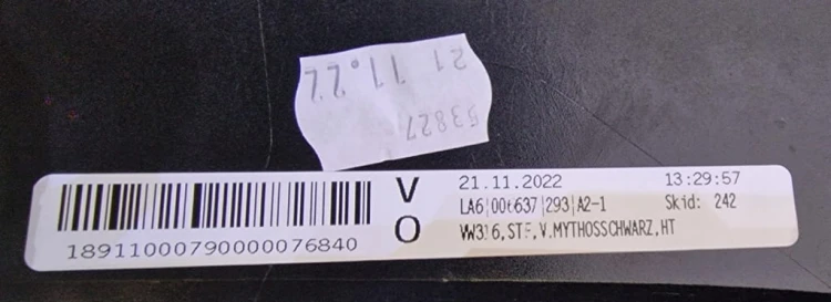 VW ID.4 ID4 ZDERZAK PRZEDNI LY9T 6PDC 11A807217A