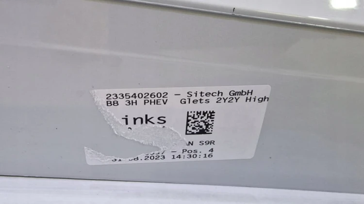VW PASSAT B8 PHEV LS9R LISTWA PROGOWA LEWA ZEWNĘTRZNA 3G0853855AN