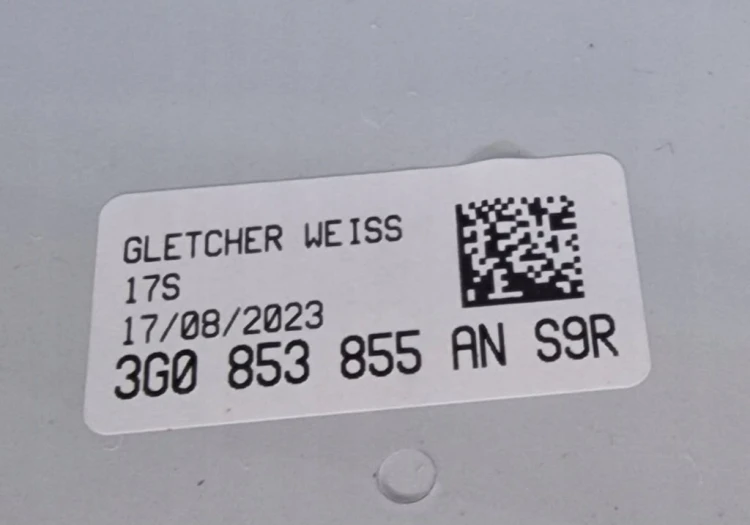 VW PASSAT B8 PHEV LS9R LISTWA PROGOWA LEWA ZEWNĘTRZNA 3G0853855AN