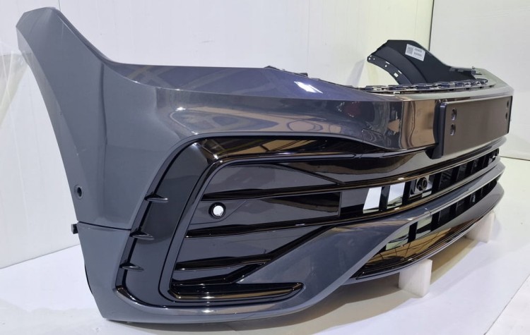 ZDERZAK TIGUAN II R-LINE LIFT 6PDC LC7Q BLACK STYLE PRZÓD PRZEDNI