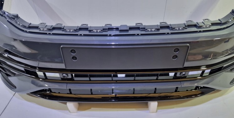 ZDERZAK TIGUAN II R-LINE LIFT 6PDC LC7Q BLACK STYLE PRZÓD PRZEDNI