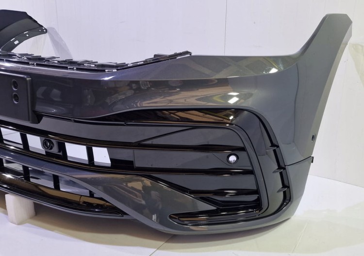 ZDERZAK TIGUAN II R-LINE LIFT 6PDC LC7Q BLACK STYLE PRZÓD PRZEDNI