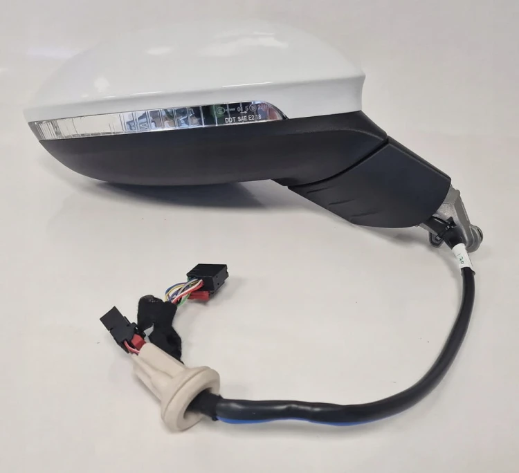 VW GOLF VIII 8 LUSTERKO PRAWE KOMPLETNE UK 13+3 PIN LC9A NOWE