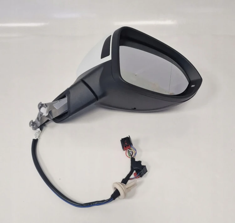 VW GOLF VIII 8 LUSTERKO PRAWE KOMPLETNE UK 13+3 PIN LC9A NOWE