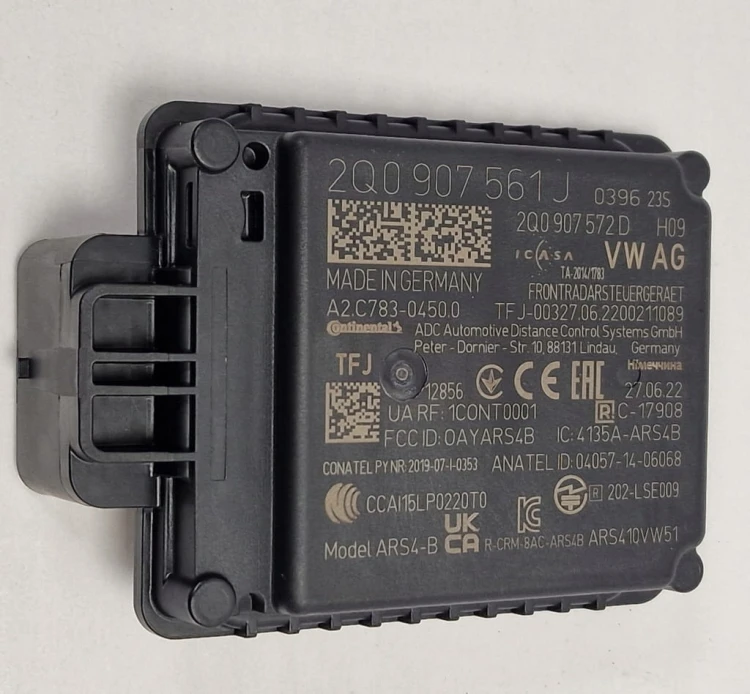 VW SEAT SKODA RADAR SENSOR 2Q0907561J DISTRONIC SENSOR ACC NOWE OEM
