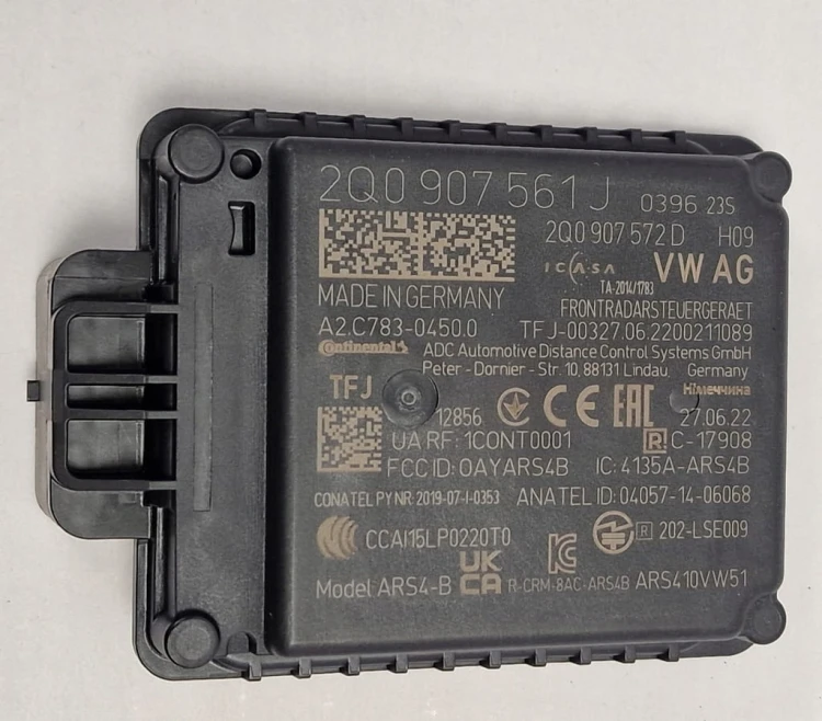 VW SEAT SKODA RADAR SENSOR 2Q0907561J DISTRONIC SENSOR ACC NOWE OEM
