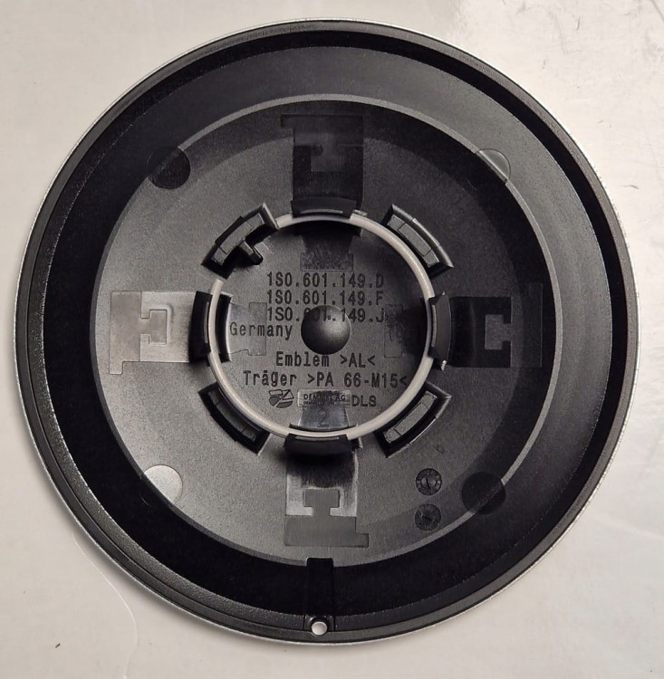 VW UP e-UP DEKLE KAPSEL KAPSLE KOLPAKI KOMPLET ORYGINALNY NOWY 1S0601149D