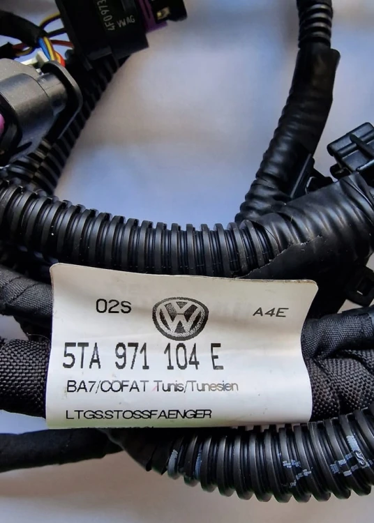 VW TOURAN WIĄZKA PDC ZDERZAK TYŁ 5TA971104E 6PDC