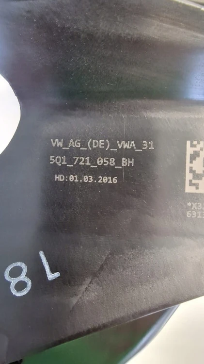 VW GOLF VII 5Q1721503H POTENCJOMETR PEDAŁ GAZU PODSTAWA PEDAŁÓW NOWE ORYG.