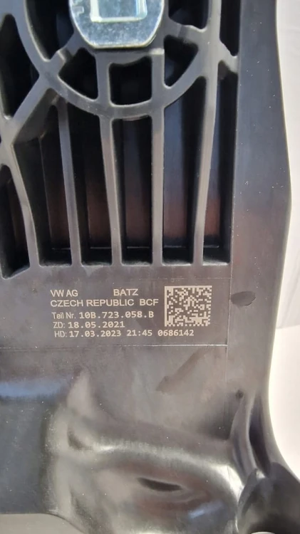 VW ID.3 POTENCJOMETR PEDAŁ GAZU PODSTAWA PEDAŁÓW NOWE ORYG. 1EB723503 10B