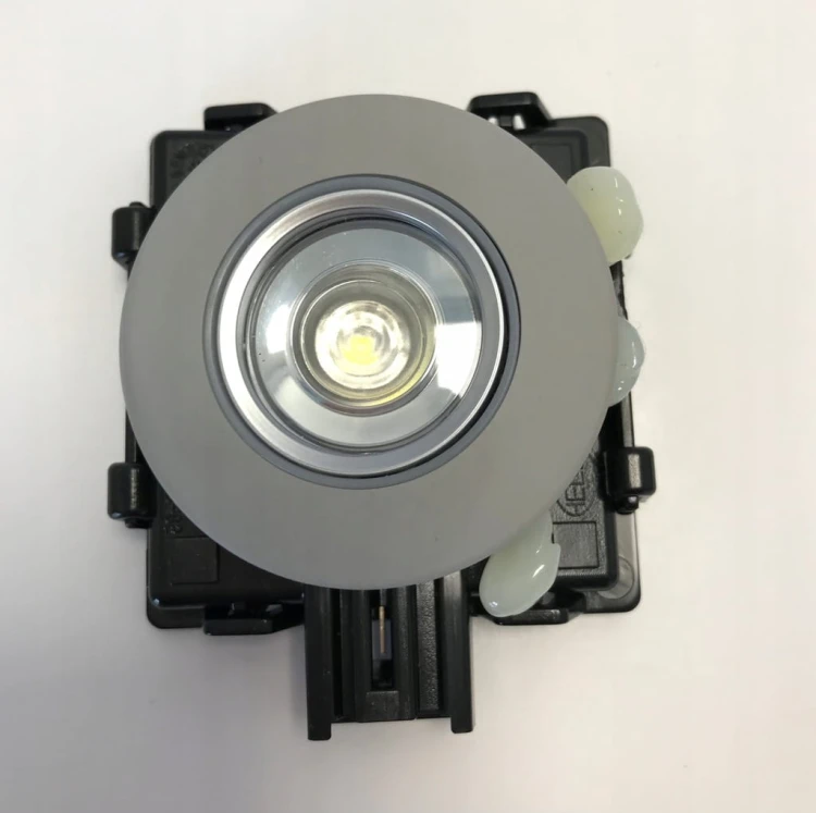VW TOUAREG III 3 LAMPKA PODSUFITKI LED 4M0 SZARA