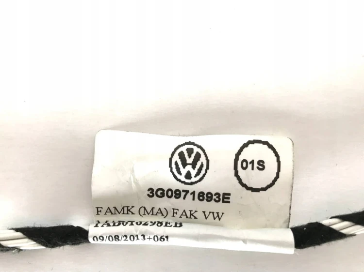 VW PASSAT B8 SEDAN WIĄZKA DRZWI LEWY TYŁ 3G0971693